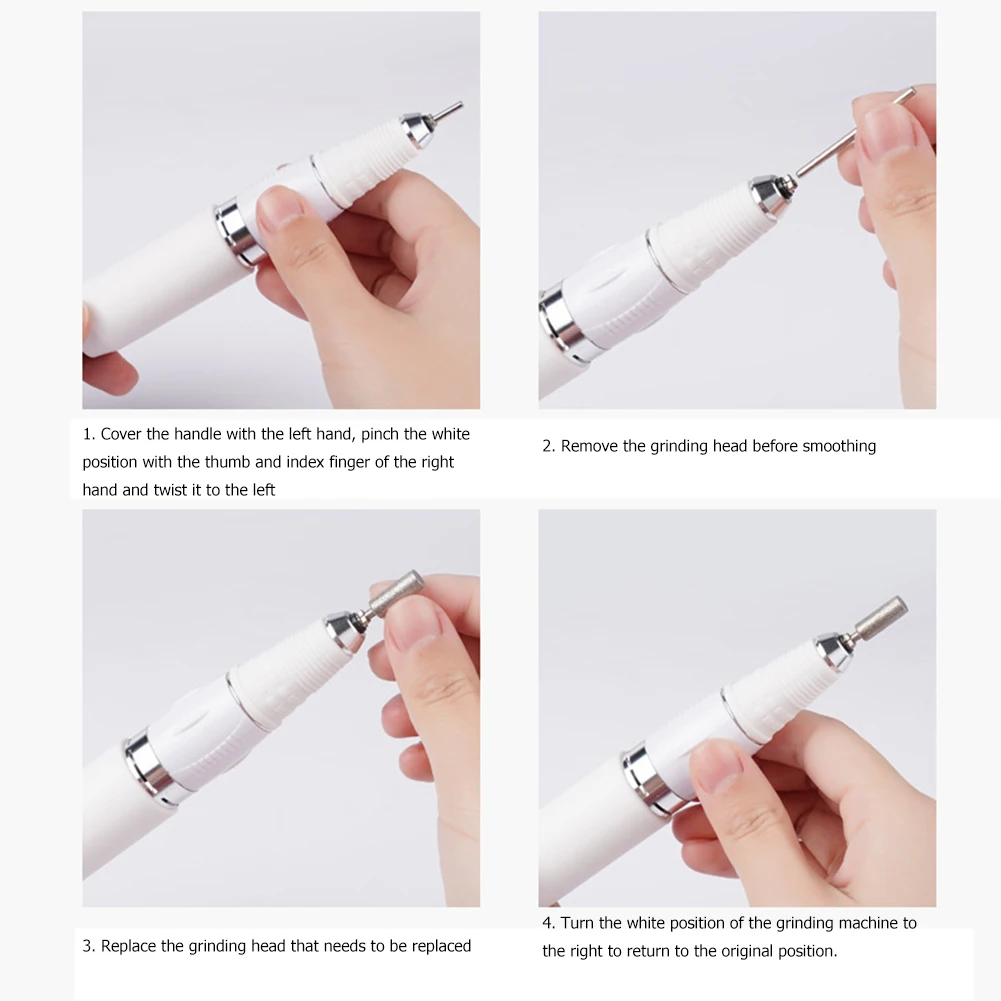Mini Electric Manicure Implement Durable Speed Regulation Nail Drill Device Nail Sander for Nail Art Equipment
Mini Electric Manicure Implement Durable Speed Regulation Nail Drill Device Nail Sander for Nail Art Equipment