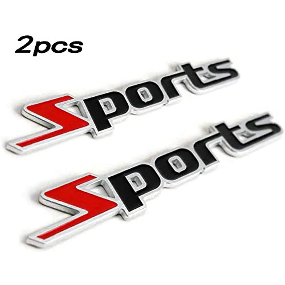 2pcs Metal SPORT Premium Car Side Fender Rear Trunk Emblem Badge Decals for JEEP BMW Dodge Mercedes Benz Chrysler Toyota Honda N
2pcs Metal SPORT Premium Car Side Fender Rear Trunk Emblem Badge Decals for JEEP BMW Dodge Mercedes Benz Chrysler Toyota Honda N