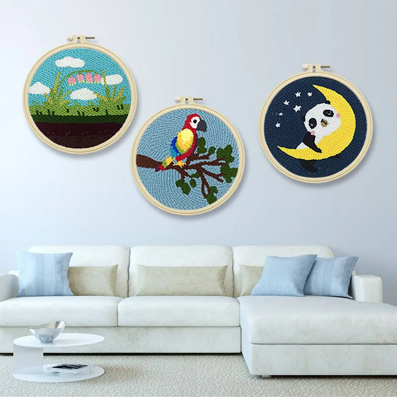 Cartoon Russian Poke Needle Pen Embroidery Kit Needlework Embroidery kit with Hoop Cross Stitch Set For Beginners Gift Decor
Cartoon Russian Poke Needle Pen Embroidery Kit Needlework Embroidery kit with Hoop Cross Stitch Set For Beginners Gift Decor