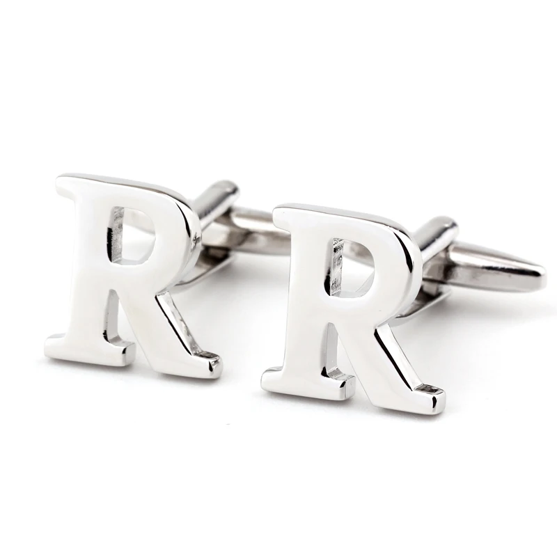 Запонки мужские французские с буквами алфавита|letter cufflinks|cufflinks for mensfrench cufflinks |