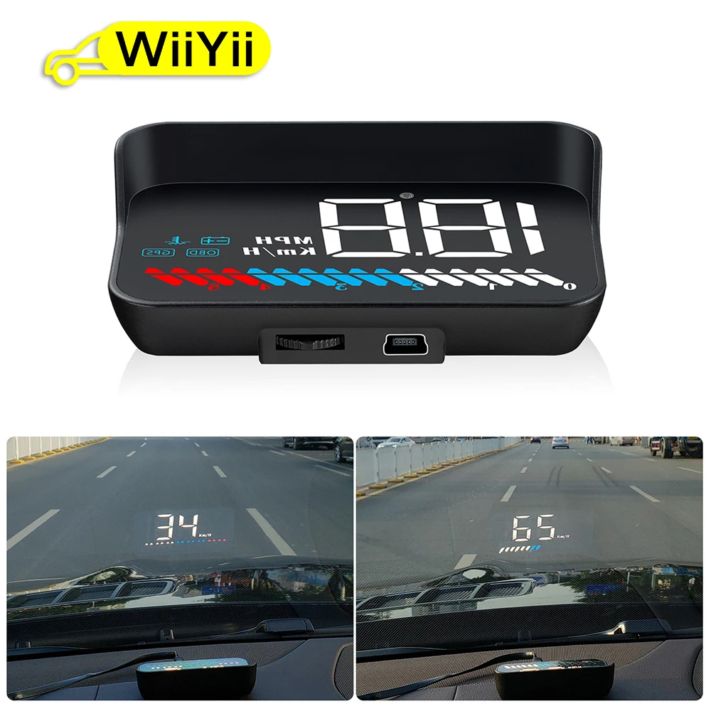 Most Popular diagnostictools OBD+GPS M7 Car HUD Head Up Display with glare shield 3.5inch
Most Popular diagnostictools OBD+GPS M7 Car HUD Head Up Display with glare shield 3.5inch