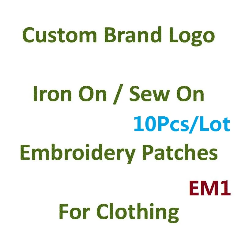 Custom Brand Logo Iron On Thermo Adhesive Patches Applique For Clothing Embroidered Patch Badges On Backpack Ironing Stickers T
Custom Brand Logo Iron On Thermo Adhesive Patches Applique For Clothing Embroidered Patch Badges On Backpack Ironing Stickers T