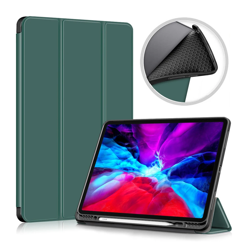Чехол для iPad Pro 12,9 2021 с держателем для карандашей, умный чехол для iPad Pro 11 2021, гибкая задняя крышка для iPad Pro
Чехол для iPad Pro 12,9 2021 с держателем для карандашей, умный чехол для iPad Pro 11 2021, гибкая задняя крышка для iPad Pro