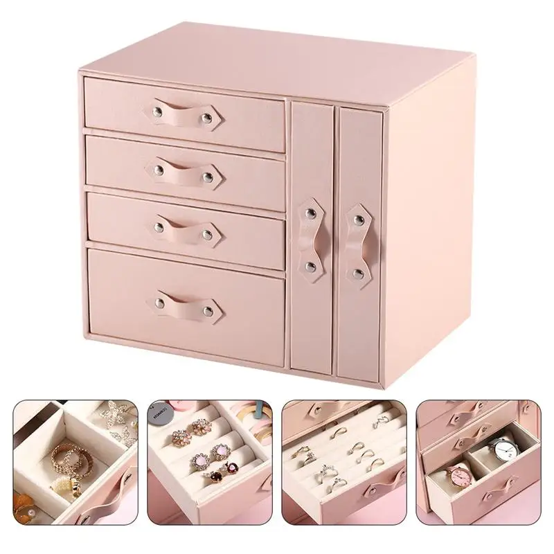 1pc Large Capacity Storage Box Multilayer Ring Storage Container Earrings Box Ring Earring Jewelry Watch Storage Box
1pc Large Capacity Storage Box Multilayer Ring Storage Container Earrings Box Ring Earring Jewelry Watch Storage Box