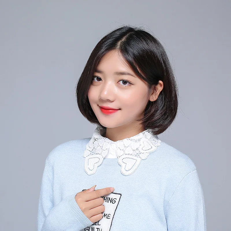 Women Hollow Floral White Fake Collar Female Detachable Collars Lapel Half Shirt Decorative Sweater Flase Collar Accessory
Women Hollow Floral White Fake Collar Female Detachable Collars Lapel Half Shirt Decorative Sweater Flase Collar Accessory