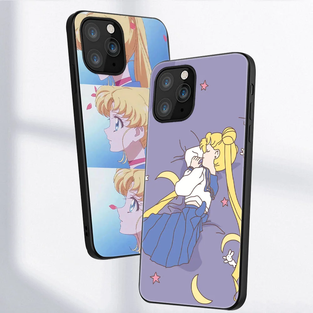 Cute Sailor Moon Phone Case For iPhone 11 12 Pro Max Mini Cover for iPhone X XR XS MAX 7 8 6S Plus 5 SE 2020 Soft TPU Back Funda
Cute Sailor Moon Phone Case For iPhone 11 12 Pro Max Mini Cover for iPhone X XR XS MAX 7 8 6S Plus 5 SE 2020 Soft TPU Back Funda