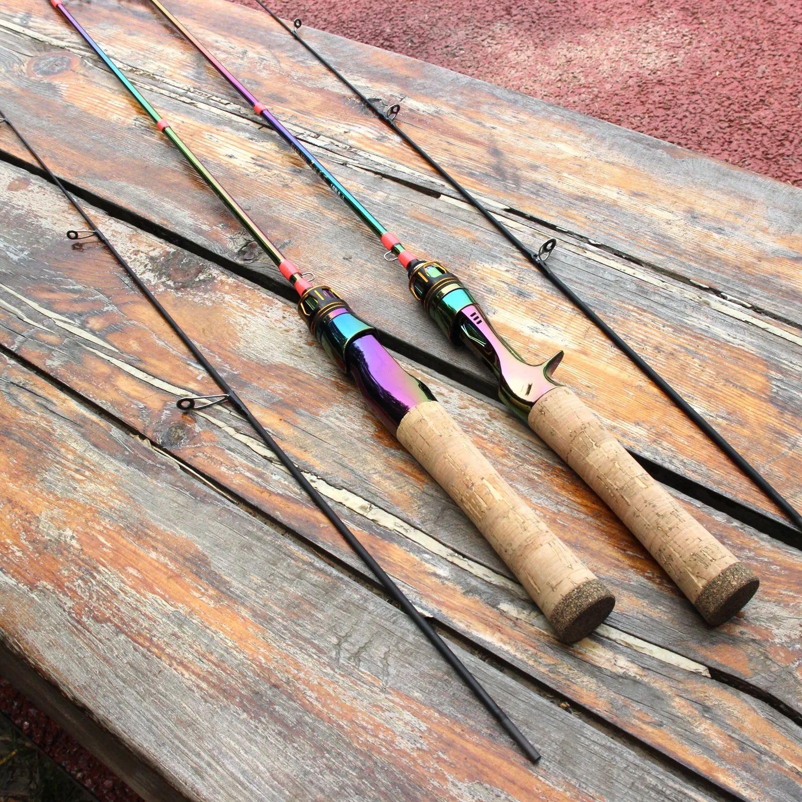 

1.8M ul power Colorful lure rod Ultra light Spinning fishing rod 2-8g Lure Weight Slow speed fishing pole child Fishing Pole
