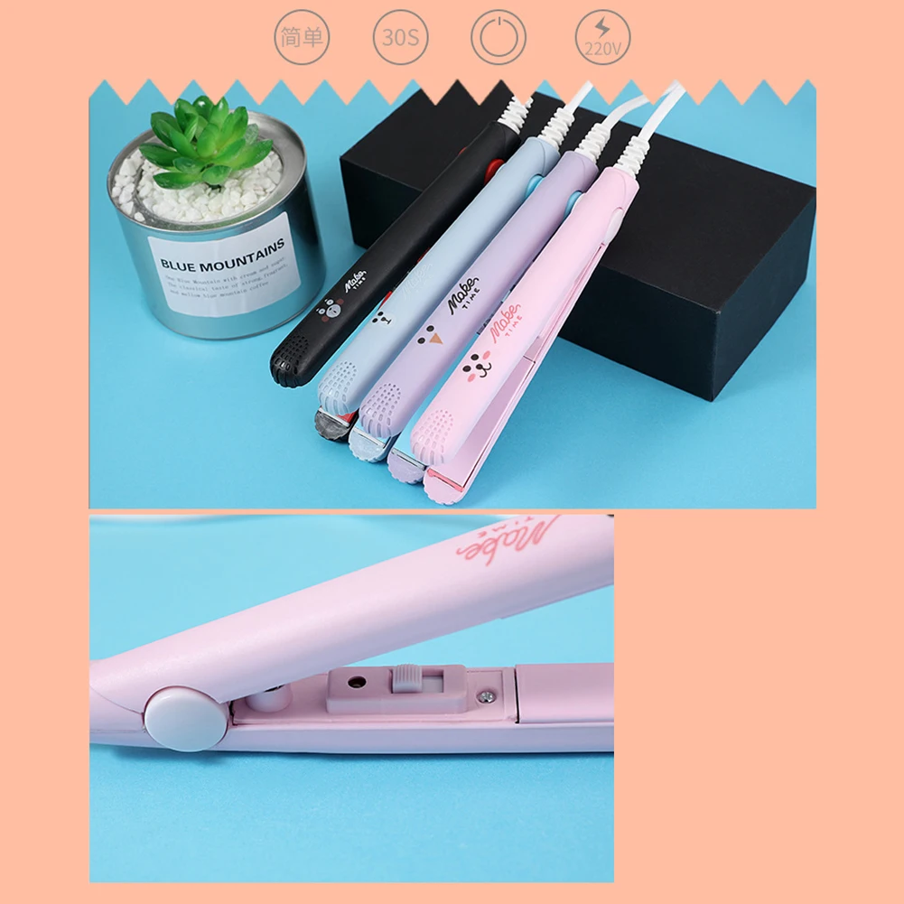 Mini Hair Straightener Curling Bar Straight Roll 2 in 1 Splint Perm Mini Cartoon Portable Electric Curling Iron
Mini Hair Straightener Curling Bar Straight Roll 2 in 1 Splint Perm Mini Cartoon Portable Electric Curling Iron