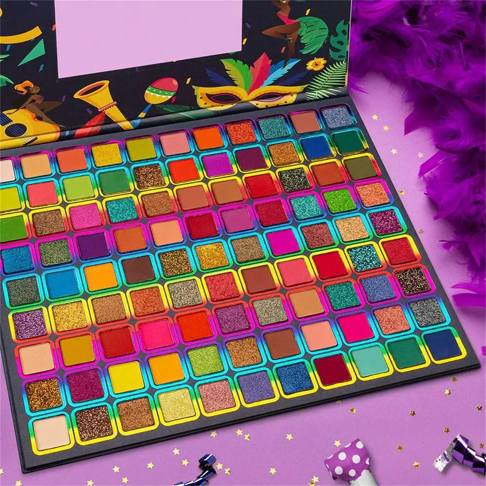 99 Colors Glitter Beauty Eyeshadow Palette Long Lasting Shimmer Eyeshadow Pallete Eye Shadow Plate Eye Highlighter Makeup
99 Colors Glitter Beauty Eyeshadow Palette Long Lasting Shimmer Eyeshadow Pallete Eye Shadow Plate Eye Highlighter Makeup
