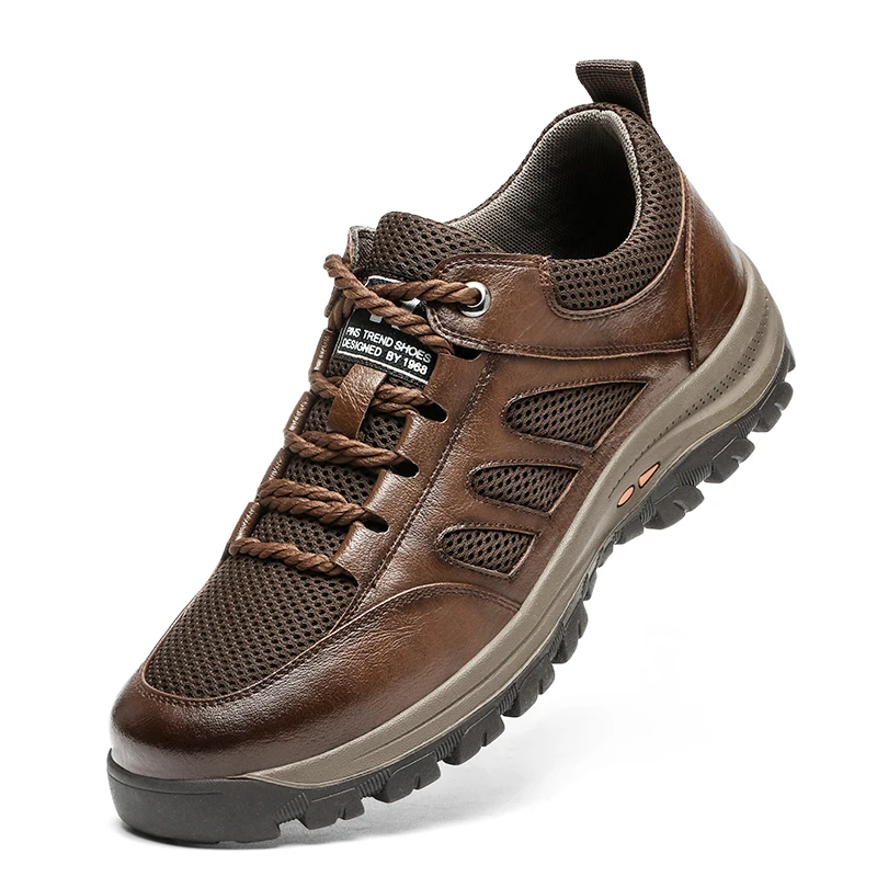 Men's New Leather Soft and Breathable Casual Shoes, Men's Two-layer Leather Lightweight Outdoor Sports Shoes
Men's New Leather Soft and Breathable Casual Shoes, Men's Two-layer Leather Lightweight Outdoor Sports Shoes