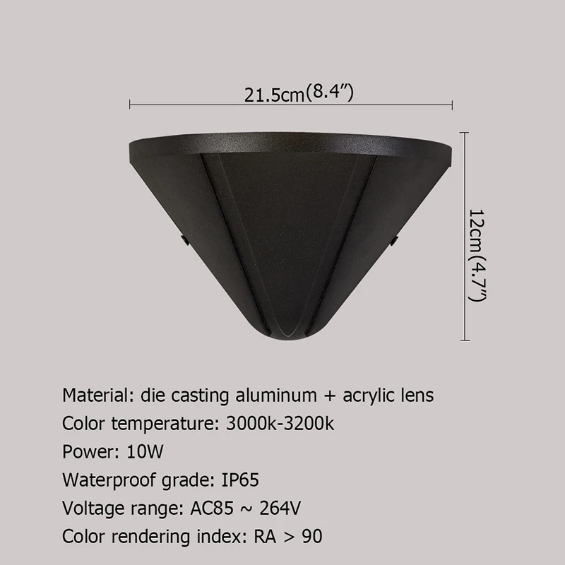 OULALA Patio Wall Sconce Black Outdoor Wall lights Waterproof Modern Home Decorative For Porch Balcony Courtyard Villa
OULALA Patio Wall Sconce Black Outdoor Wall lights Waterproof Modern Home Decorative For Porch Balcony Courtyard Villa