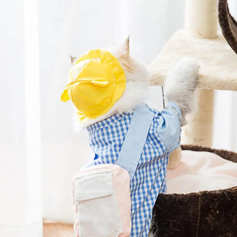 Pet Hat All-matching Plaid Fabric Adorable Summer Pet Hat For Outdoor Yellow Japanese Style Sunhat With Ears Cute All-match
Pet Hat All-matching Plaid Fabric Adorable Summer Pet Hat For Outdoor Yellow Japanese Style Sunhat With Ears Cute All-match