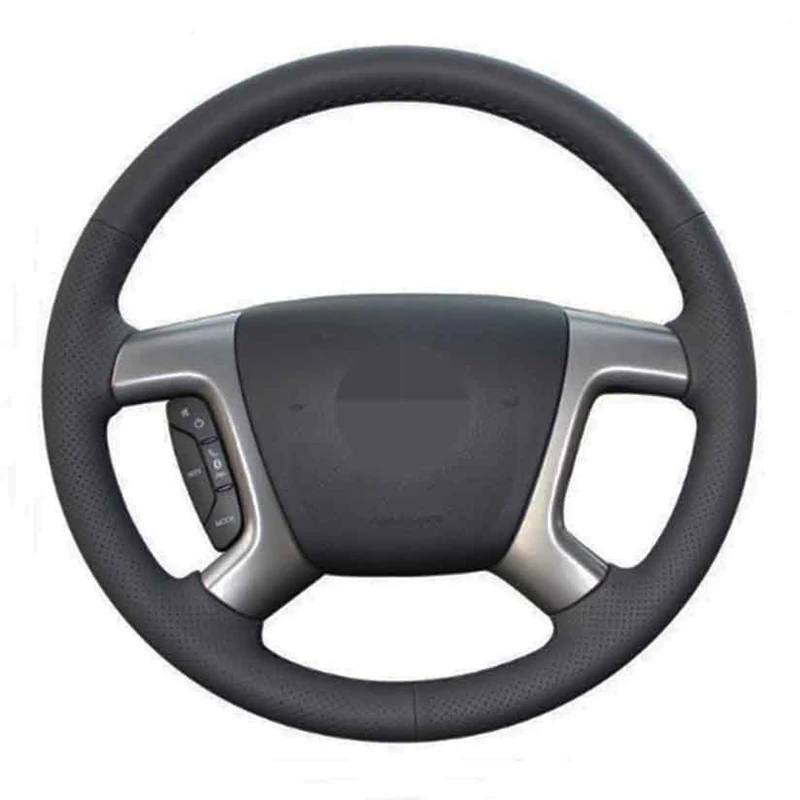 Car Steering Wheel Cover Soft Black Genuine Leather For Chevrolet Captiva 2007-2014 Silverado GMC Sierra 07-13 Daewoo Winstorm
Car Steering Wheel Cover Soft Black Genuine Leather For Chevrolet Captiva 2007-2014 Silverado GMC Sierra 07-13 Daewoo Winstorm