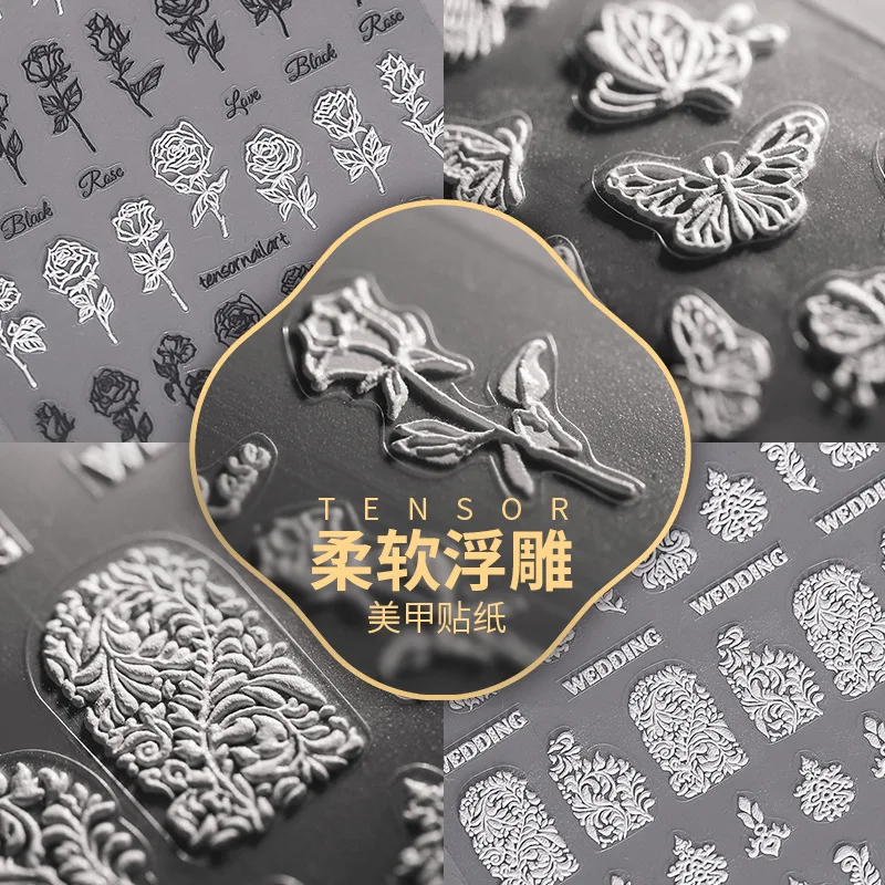New Craft Nail Art Sticker 5D Nail Stickers White Rose Snowflake Stickers Three-Dimensional Relief Nail Art Decoration Stickers
New Craft Nail Art Sticker 5D Nail Stickers White Rose Snowflake Stickers Three-Dimensional Relief Nail Art Decoration Stickers