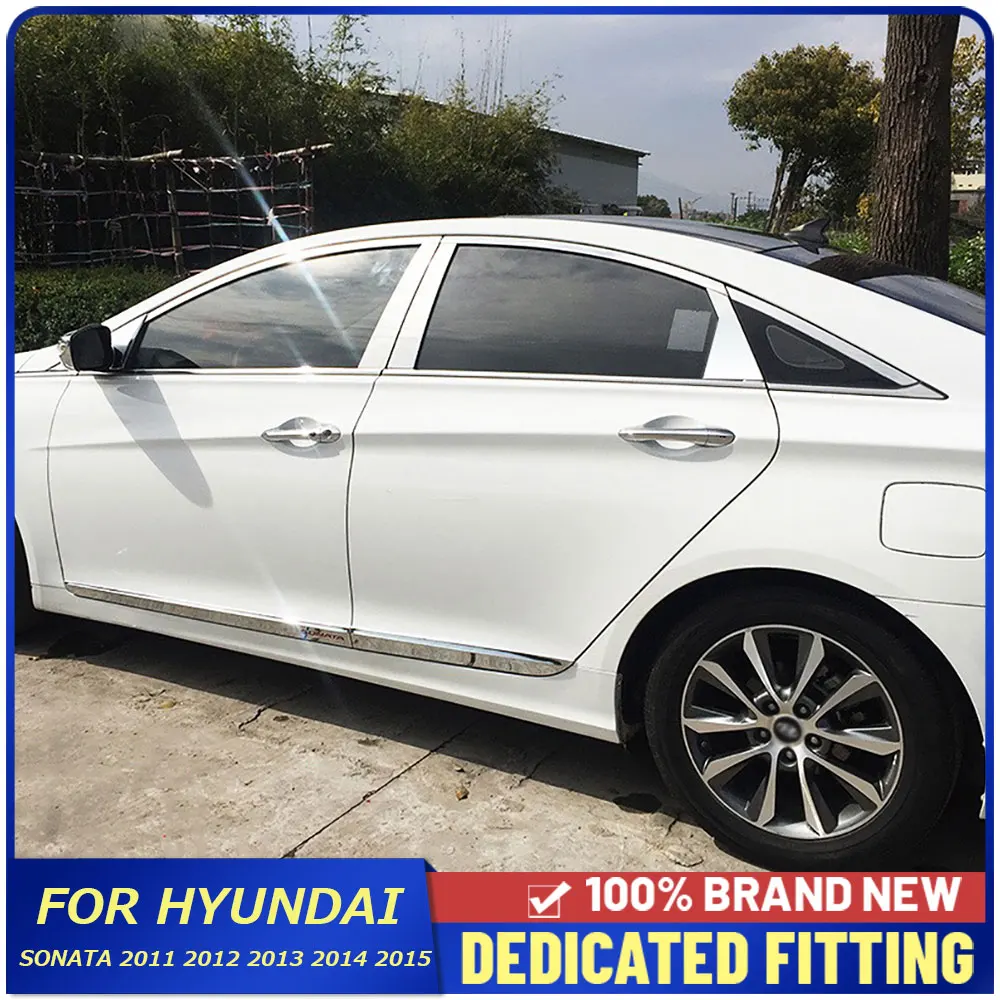 For Hyundai Sonata 2011 202 2013 2014 2015 Car Center Pillar Window Sill Cover Frame Moldings Sticker Auto Parts
For Hyundai Sonata 2011 202 2013 2014 2015 Car Center Pillar Window Sill Cover Frame Moldings Sticker Auto Parts