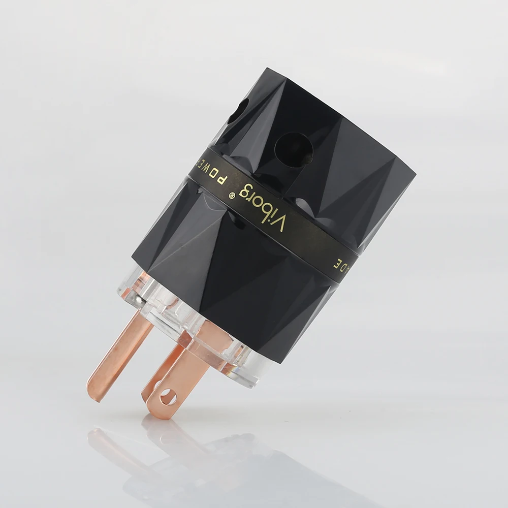 Viborg VM503 Чистая медь US AC разъем питания для аудио DIY Кабель питания|Коннекторы и
