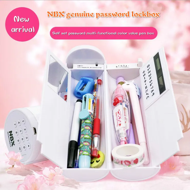 Multifunctional Pencil Box Large Capacity Pencil Cases Pen Box with Mirror Calculator for Boys Girls School Stationery Pen Box
Multifunctional Pencil Box Large Capacity Pencil Cases Pen Box with Mirror Calculator for Boys Girls School Stationery Pen Box