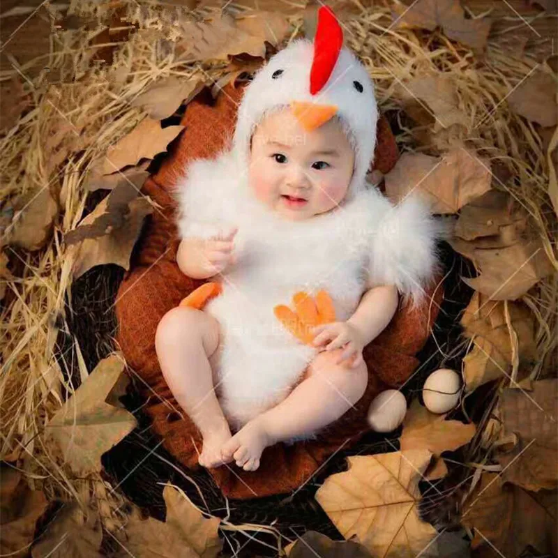 Cute Chick Crest Shape 100 days Newborn baby photography clothing props newborn baby take photo clothes Mink Fleece 3-6 Months
Cute Chick Crest Shape 100 days Newborn baby photography clothing props newborn baby take photo clothes Mink Fleece 3-6 Months