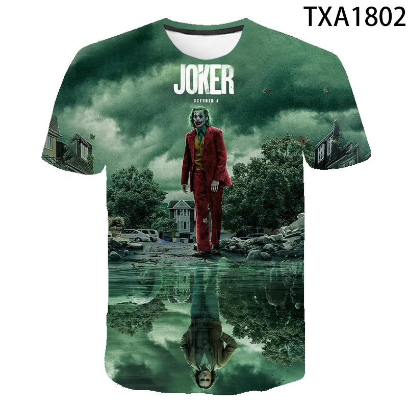 2020 New Summer Joker 2 Printed 3D T-shirt Men Women Children Cool Tee Tops Male Streetwear Cool T Shirts Boy Girl Kids
2020 New Summer Joker 2 Printed 3D T-shirt Men Women Children Cool Tee Tops Male Streetwear Cool T Shirts Boy Girl Kids