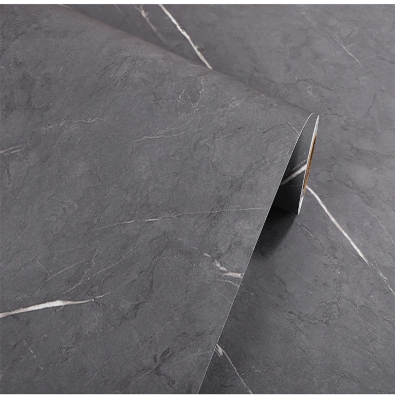 Matte Thickened Gray Marble Pattern Waterproof Self-adhesive Wallpaper Kitchen Countertop Oil-proof Rock Board Wall Sticker 5M
Matte Thickened Gray Marble Pattern Waterproof Self-adhesive Wallpaper Kitchen Countertop Oil-proof Rock Board Wall Sticker 5M