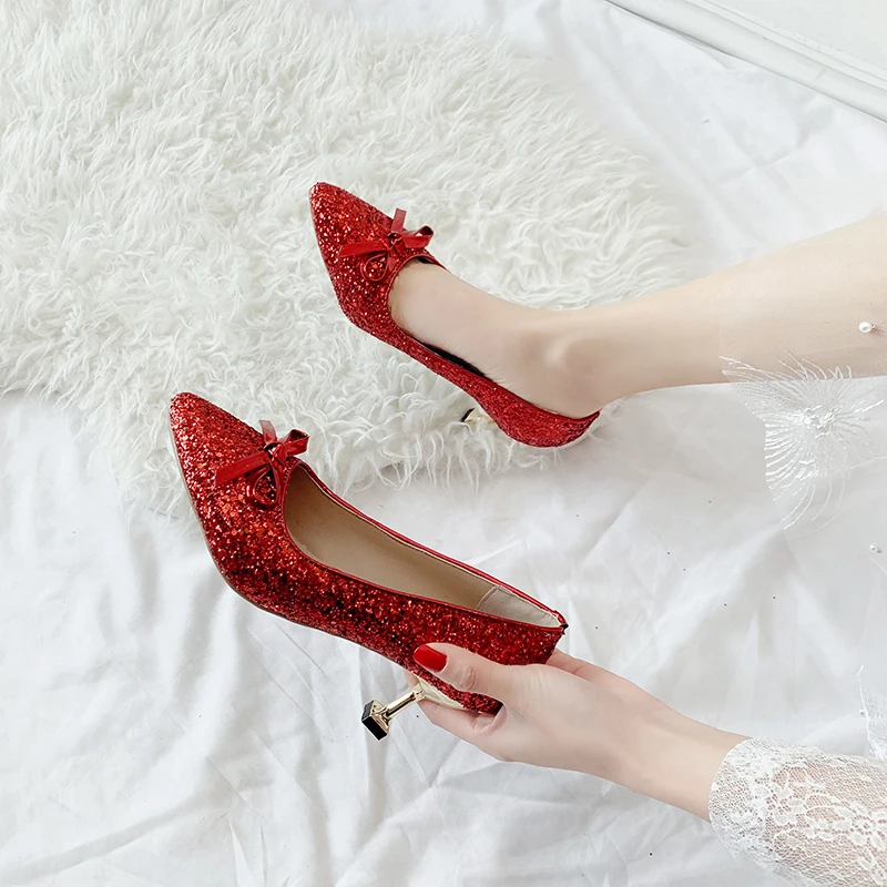 Women Pumps Fashion High Heels Shoes Black Pink Yellow Shoes Women Bridal Wedding Shoes Ladies Zapatillas Mujer Chaussure U22-46 
Women Pumps Fashion High Heels Shoes Black Pink Yellow Shoes Women Bridal Wedding Shoes Ladies Zapatillas Mujer Chaussure U22-46