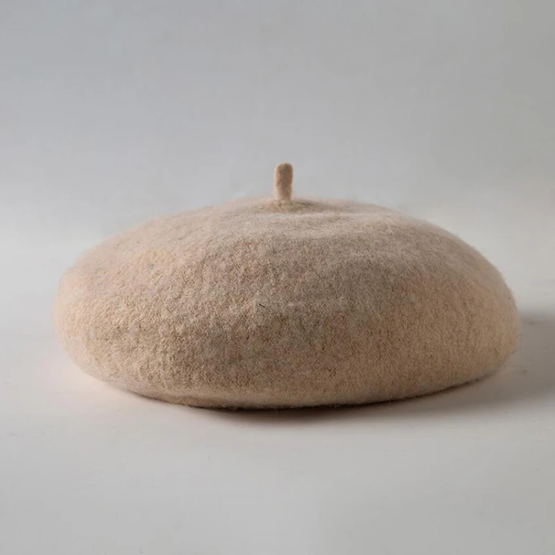 Lady Berets Hat Painter Style Hat Autumn Winter Women Wool Vintage Berets Solid Color Caps Female Bonnet Warm Walking Cap
Lady Berets Hat Painter Style Hat Autumn Winter Women Wool Vintage Berets Solid Color Caps Female Bonnet Warm Walking Cap