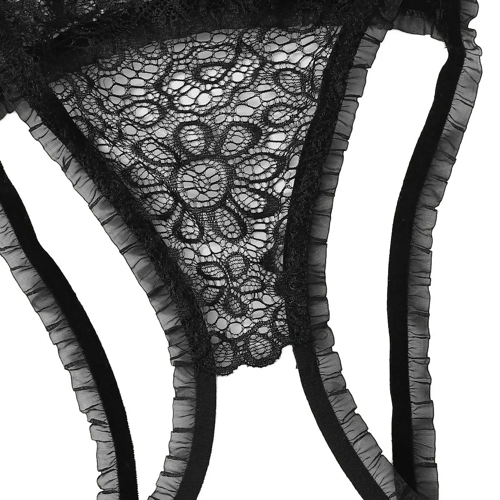 New Women Lingerie Erotique Lace Black Femme Women Plus Size G-String Underwear Sleepwear Set 
New Women Lingerie Erotique Lace Black Femme Women Plus Size G-String Underwear Sleepwear Set