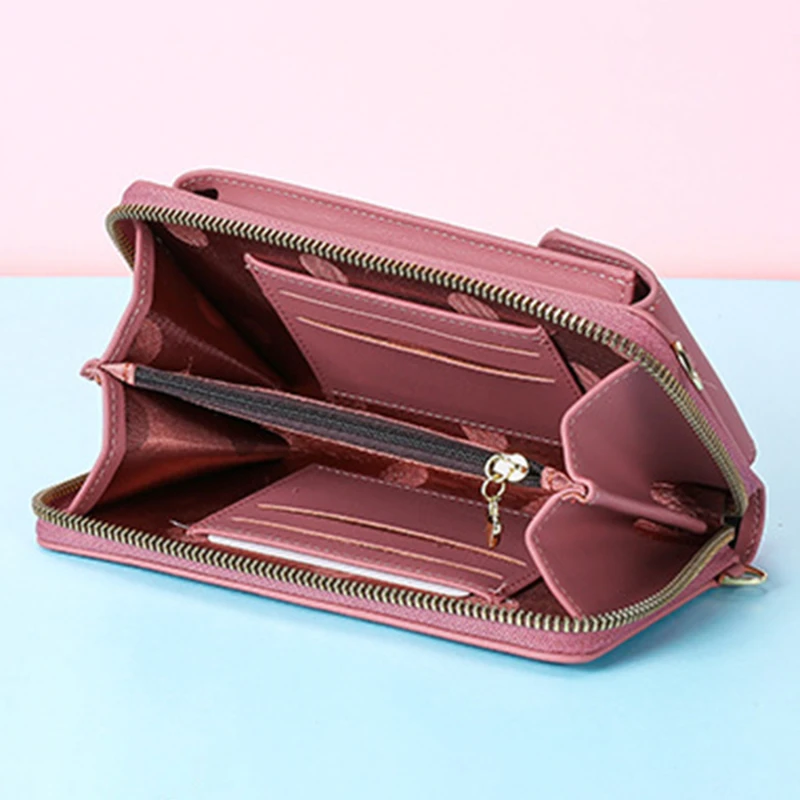 2021 New Women Wallet Mobile Phone Bag Ladies Double-Layer Coin Purse Card Holder Single Shoulder Multi-function Messengeer Bag
2021 New Women Wallet Mobile Phone Bag Ladies Double-Layer Coin Purse Card Holder Single Shoulder Multi-function Messengeer Bag