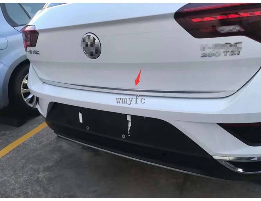 Для Volkswagen T-Roc T Roc 2018 2019 задняя дверь багажника из нержавеющей стали дверная полоса стример декоративная крышка отделка
Для Volkswagen T-Roc T Roc 2018 2019 задняя дверь багажника из нержавеющей стали дверная полоса стример декоративная крышка отделка