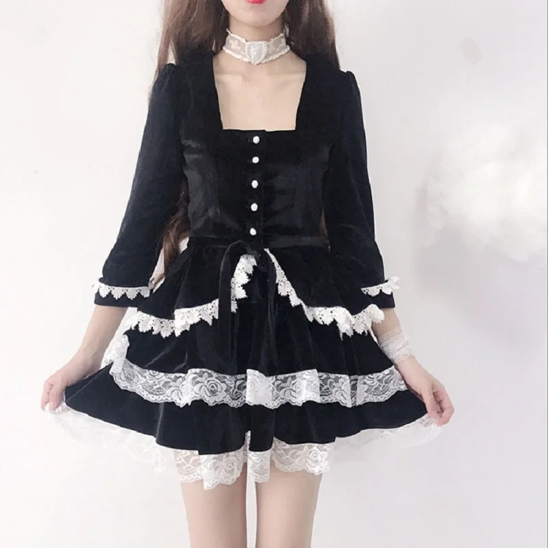 Black Skirts Women Summer 2020 Lace Trim Lolita Style Cute A-Line Mini Skirt for Kawaii Girls Shorts Skirt
Black Skirts Women Summer 2020 Lace Trim Lolita Style Cute A-Line Mini Skirt for Kawaii Girls Shorts Skirt