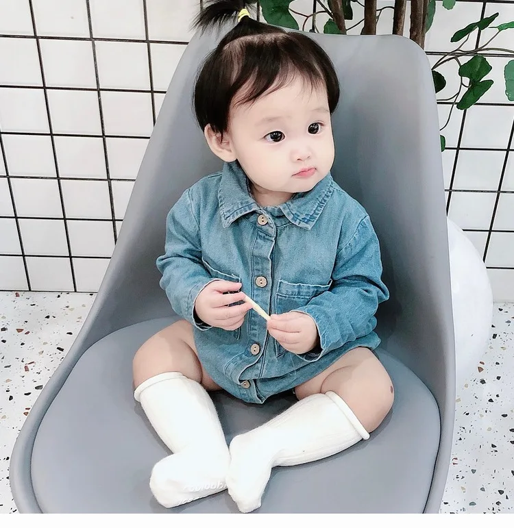 WLG Baby Rompers Toddler Denim Clothes Boys Girls Turn Down Collar Long Sleeve Spring Romper Kids Clothing
WLG Baby Rompers Toddler Denim Clothes Boys Girls Turn Down Collar Long Sleeve Spring Romper Kids Clothing