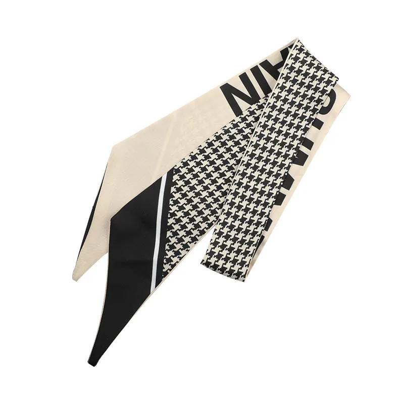 Narrow and narrow silk scarf women all over spring and autumn binding bag ribbon all over Korea small scarf long headdress tie
Narrow and narrow silk scarf women all over spring and autumn binding bag ribbon all over Korea small scarf long headdress tie