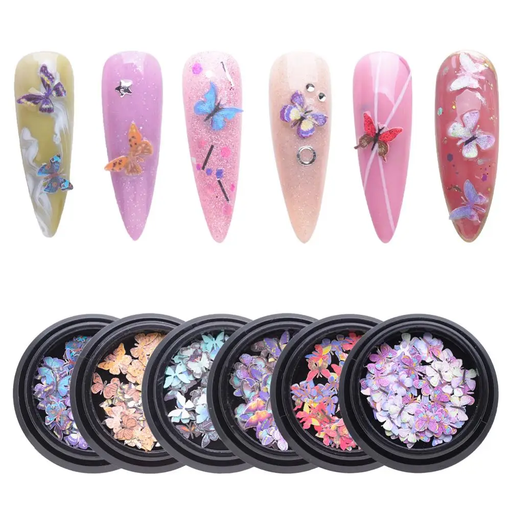 1 Box 3D Butterfly Nail Sequins Nail Art Flakes Slices DIY UV Gel Nail Art Foil Accessories Manicure Gel Polish Nail Decoration
1 Box 3D Butterfly Nail Sequins Nail Art Flakes Slices DIY UV Gel Nail Art Foil Accessories Manicure Gel Polish Nail Decoration