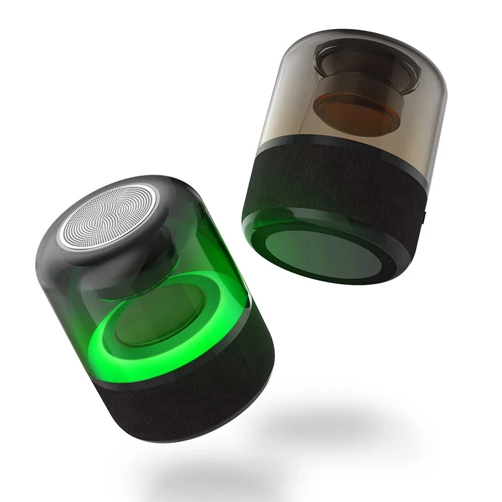 

Портативная беспроводная Bluetooth-колонка, колонка с сабвуфером, громкий динамик с RGB светодиодный светильник кой, BT5.0, стерео, объемный звук