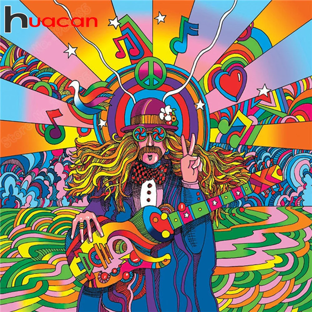 Huacan 5D DIY Diamond Painting Rock Singer Full Drill Square Diamond Mosaic Embroidery Portrait Home Decor
Huacan 5D DIY Diamond Painting Rock Singer Full Drill Square Diamond Mosaic Embroidery Portrait Home Decor
