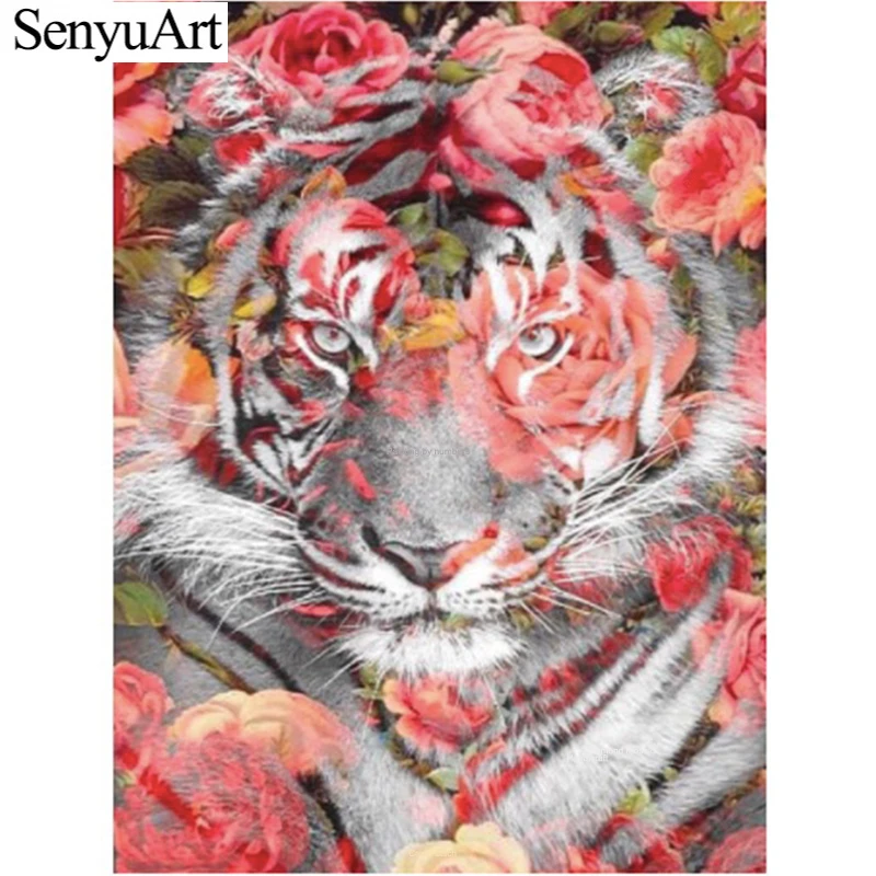 5D DIY Rhinestone Diamond Painting Full Square Drills Picture Flower Tiger Paint By Numbers Cross-stitch Kits Embroidery Mosaic
5D DIY Rhinestone Diamond Painting Full Square Drills Picture Flower Tiger Paint By Numbers Cross-stitch Kits Embroidery Mosaic