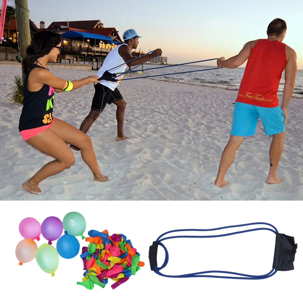 Water Balloon Launcher Water Balloon Catapult Cannon Slingshot Outdoor Toy with 100 Latex Balloons Adults Kids Party Supplies
Water Balloon Launcher Water Balloon Catapult Cannon Slingshot Outdoor Toy with 100 Latex Balloons Adults Kids Party Supplies