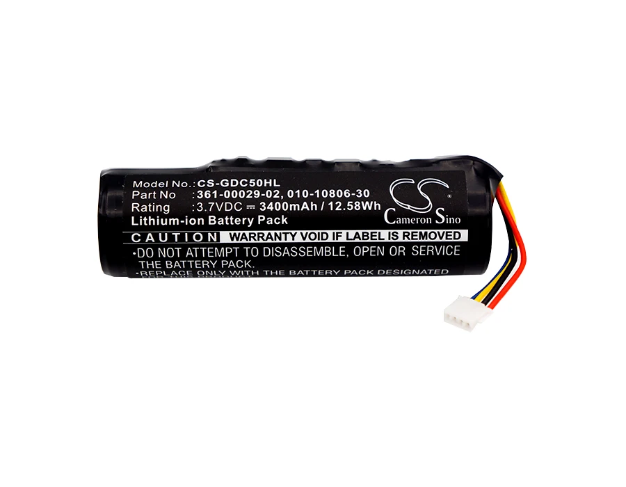 Аккумулятор Cameron Sino 3400 мАч для устройств Garmin Alpha 100, DC50, GAA002, GAA003, GAA004, T5, TT10, TT10 Dog, TT15, 361-00029-02
Аккумулятор Cameron Sino 3400 мАч для устройств Garmin Alpha 100, DC50, GAA002, GAA003, GAA004, T5, TT10, TT10 Dog, TT15, 361-00029-02