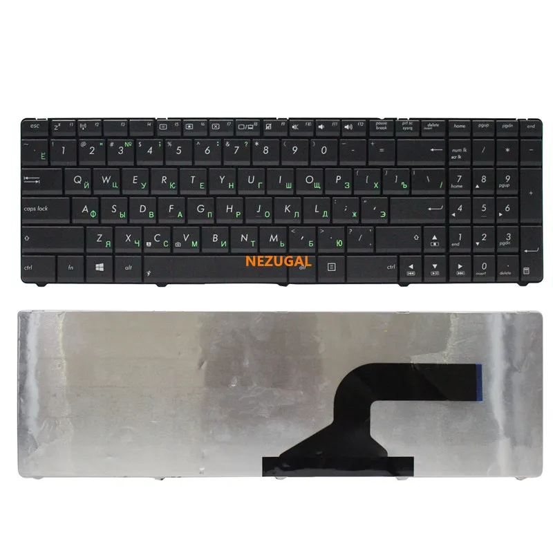 

Russian Keyboard for Asus N53 X53 X54H k53 A53 N60 N61 N71 N73S N73J P52 P52F P53S X53S A52J X55V X54HR X54HY N53T laptop RU