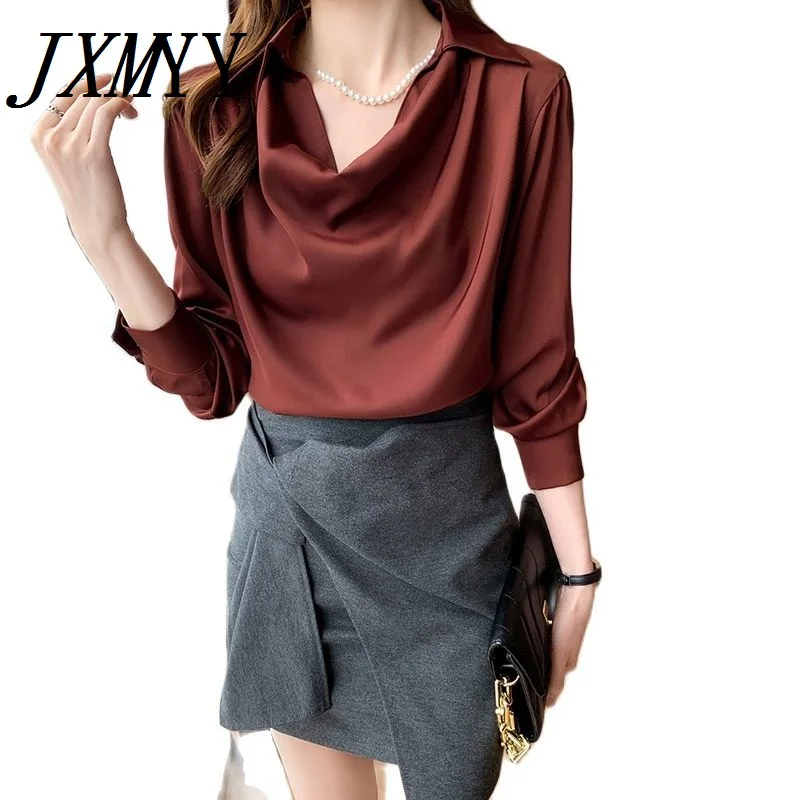 JXMYY 2021 Spring And Autumn New Product Fashion And Elegant Temperament OL Style is Thin And Long-Sleeved Chiffon Shirt
JXMYY 2021 Spring And Autumn New Product Fashion And Elegant Temperament OL Style is Thin And Long-Sleeved Chiffon Shirt