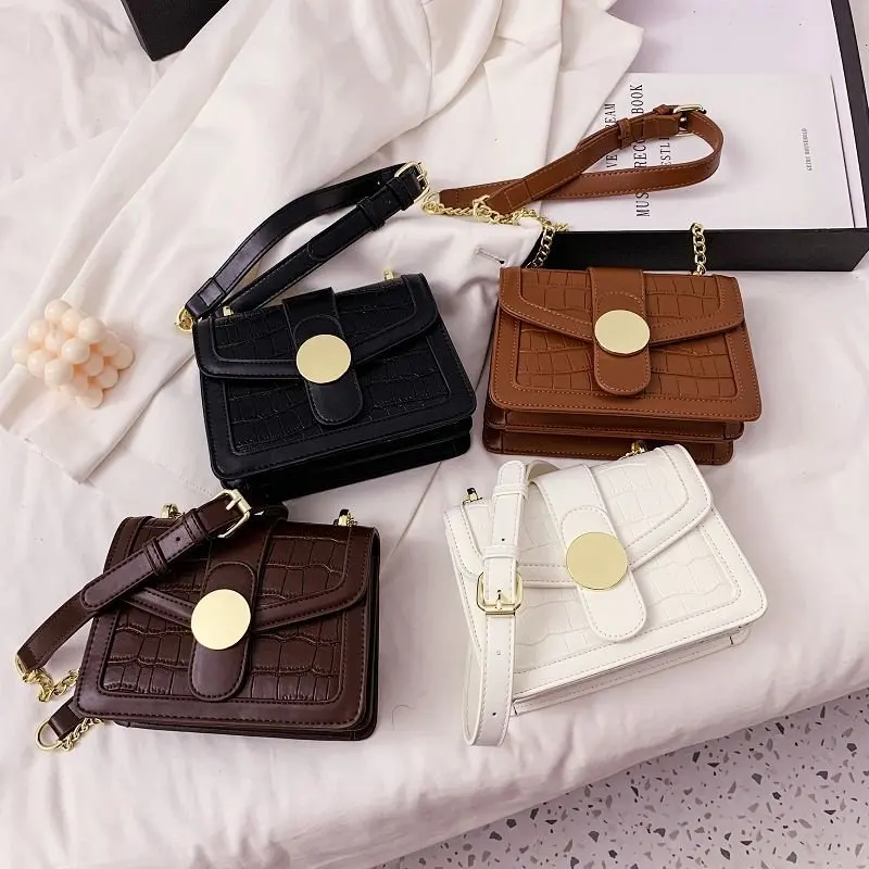 Women's Bag 2021 Luxury Designer Small Square Brand Leather Crocodile Pattern Chain Fashion Cheap Crossbody Shoulder Handbag
Women's Bag 2021 Luxury Designer Small Square Brand Leather Crocodile Pattern Chain Fashion Cheap Crossbody Shoulder Handbag