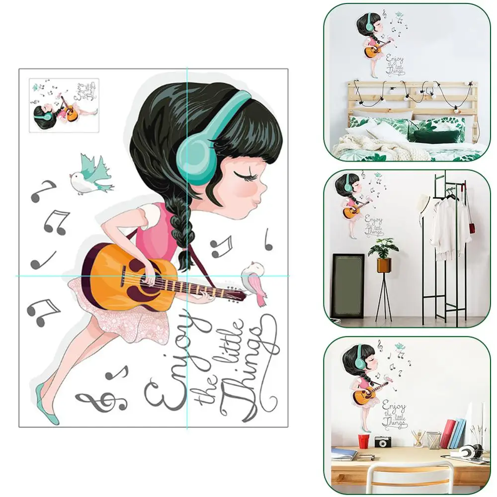 Beautiful Guitar Girl Music Sticker 3d Kids Bedroom Decoration Kawaii Baby Girls Home Decor Wall Stickers Child Pegatinas
Beautiful Guitar Girl Music Sticker 3d Kids Bedroom Decoration Kawaii Baby Girls Home Decor Wall Stickers Child Pegatinas
