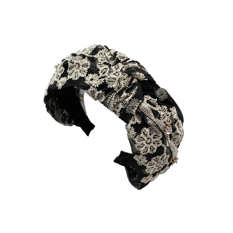 Women Headband Wide Side Lace Pearls Hairband Fashion Fresh Star Flower Turban Middle Knot Casual Hair Hoop Hair Accessories
Women Headband Wide Side Lace Pearls Hairband Fashion Fresh Star Flower Turban Middle Knot Casual Hair Hoop Hair Accessories