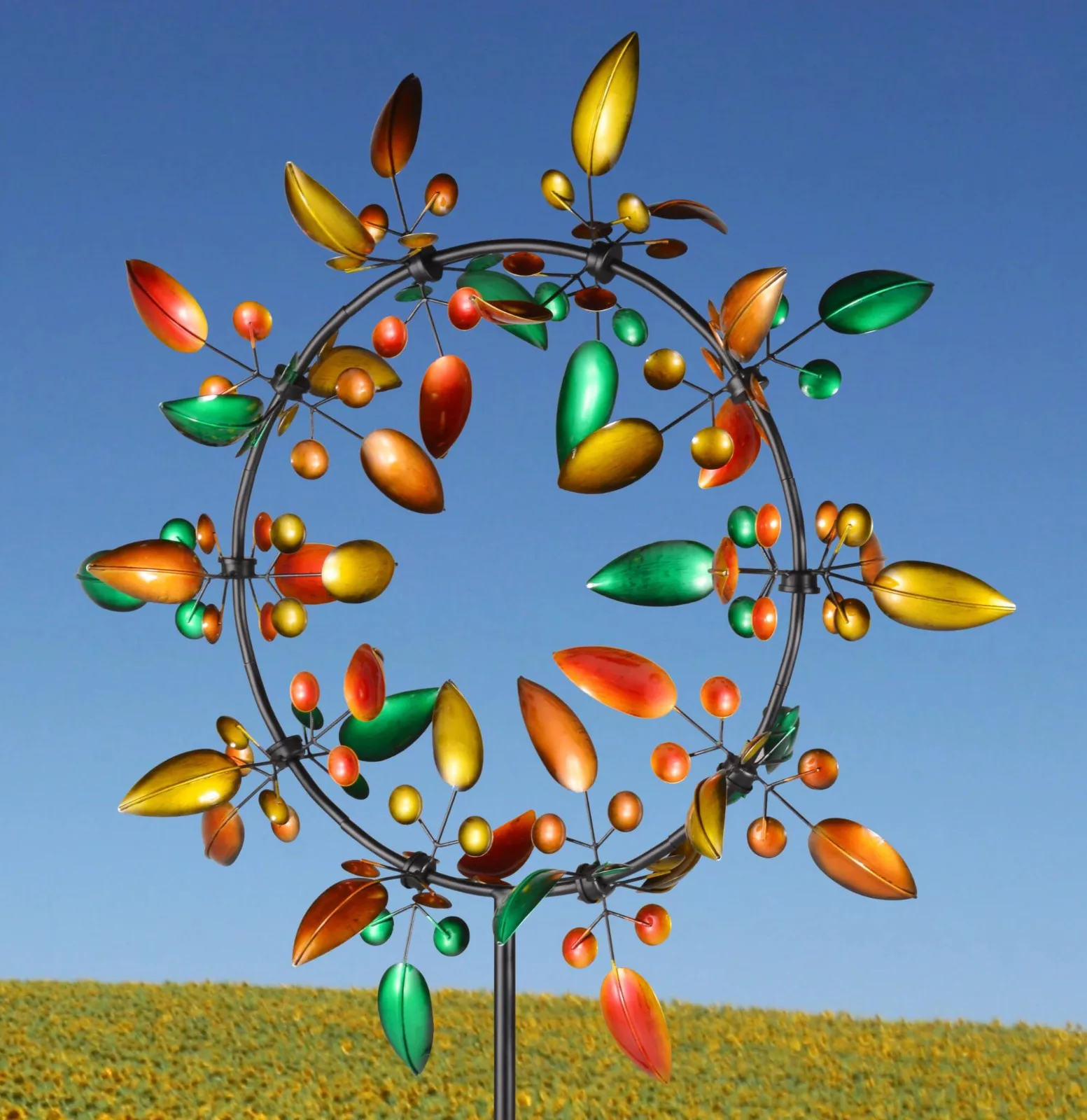 Metal Wind Spinner Magic Windmill Indoor Outdoor Garden Decorations Crafts Ornaments Special Design Multi Color Wind Sculptures
Metal Wind Spinner Magic Windmill Indoor Outdoor Garden Decorations Crafts Ornaments Special Design Multi Color Wind Sculptures