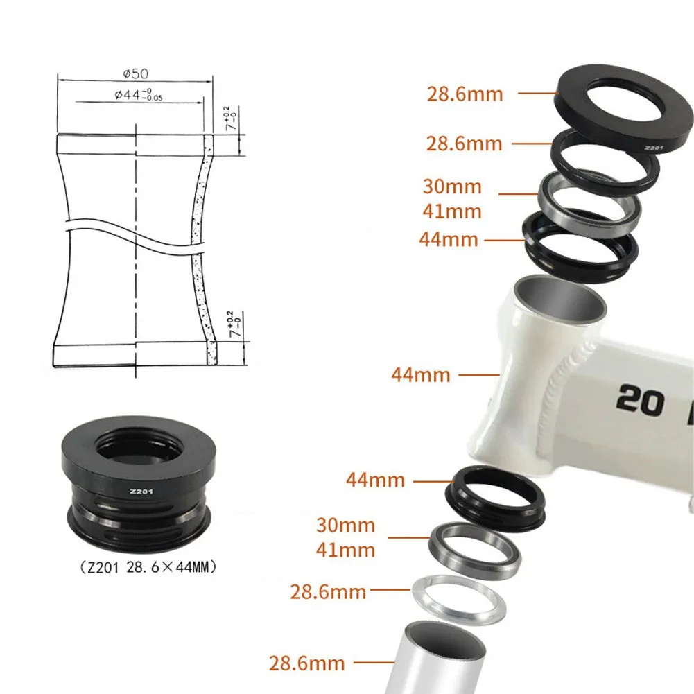 44mm Internal Bearings For Bicycle Bicycle Headset Icycle PiecesSealed Bearing Folding Bike Headset Bowl Series For SP8 SP18
44mm Internal Bearings For Bicycle Bicycle Headset Icycle PiecesSealed Bearing Folding Bike Headset Bowl Series For SP8 SP18