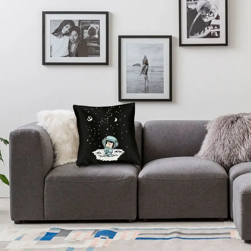 Mafalda In Space Square Pillowcover Home Decorative Quino Comic Polyester Cushions Cover Fashion Throw Pillow Case for Sofa Car
Mafalda In Space Square Pillowcover Home Decorative Quino Comic Polyester Cushions Cover Fashion Throw Pillow Case for Sofa Car