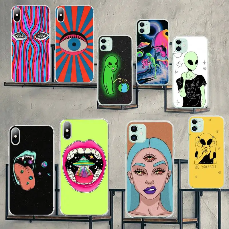 HPCHCJHM Cute Cartoon Dye Peace Alien Customer Phone Case for iPhone 11 pro XS MAX 8 7 6 6S Plus X 5S SE 2020 XR cover
HPCHCJHM Cute Cartoon Dye Peace Alien Customer Phone Case for iPhone 11 pro XS MAX 8 7 6 6S Plus X 5S SE 2020 XR cover