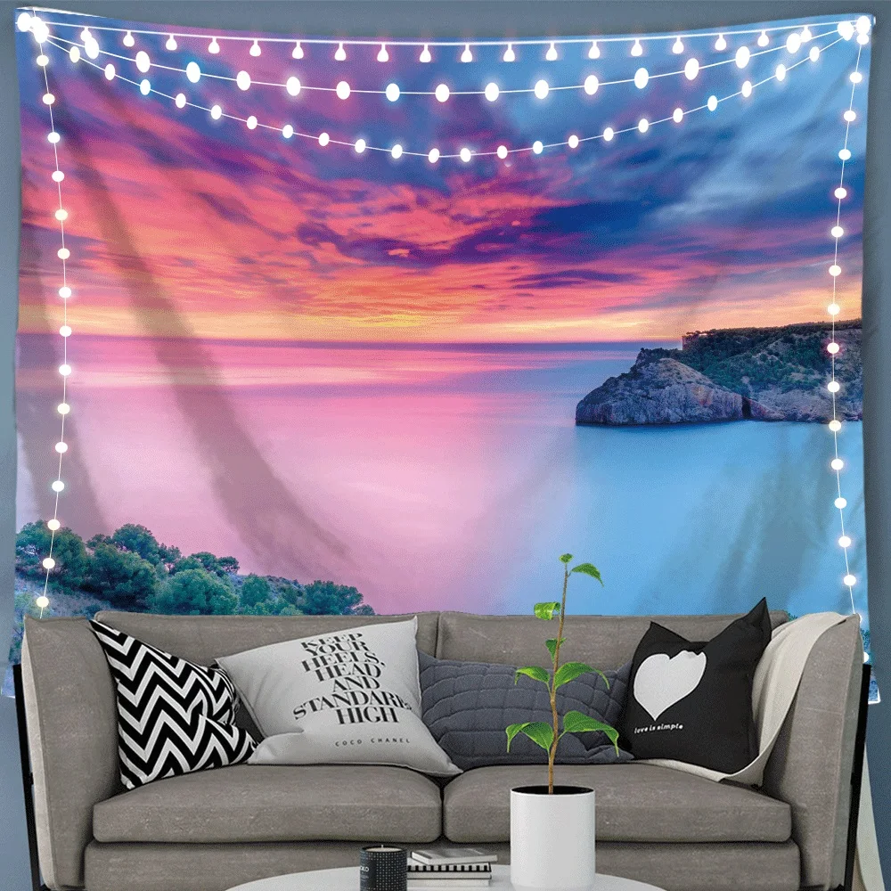 Silstar Tex Nature Space Tapestry Seaside Beach French Tapestry Silk Wove Custom Wall Tapestry All Season Sofa Decor
Silstar Tex Nature Space Tapestry Seaside Beach French Tapestry Silk Wove Custom Wall Tapestry All Season Sofa Decor