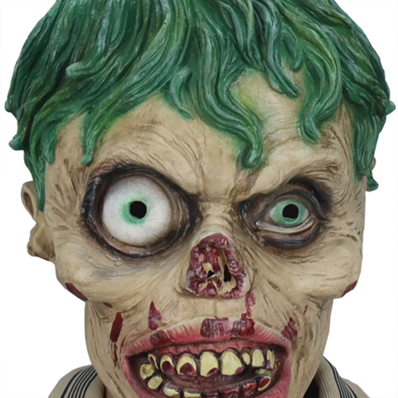 Halloween Horror Variation Green Latex Mask Headgear Masquerade Cosplay Props Montessori juguetes para nios
Halloween Horror Variation Green Latex Mask Headgear Masquerade Cosplay Props Montessori juguetes para nios