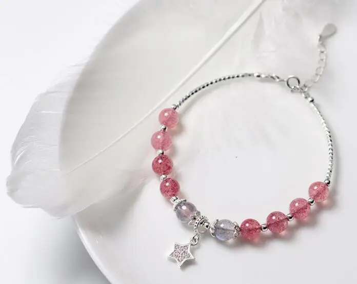100% 7mm Real. 925 Sterling Silver Jewelry Natural Moonstone &Rose Strawberry Quartz Stone Star cz Bangle Cuff Bracelet GTLS660
100% 7mm Real. 925 Sterling Silver Jewelry Natural Moonstone &Rose Strawberry Quartz Stone Star cz Bangle Cuff Bracelet GTLS660